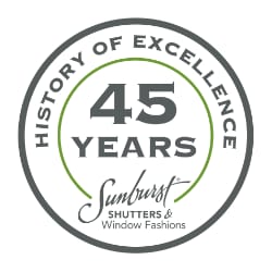 Sunburst Shutters 45 years of excellence